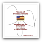 We are All Overseas Africans